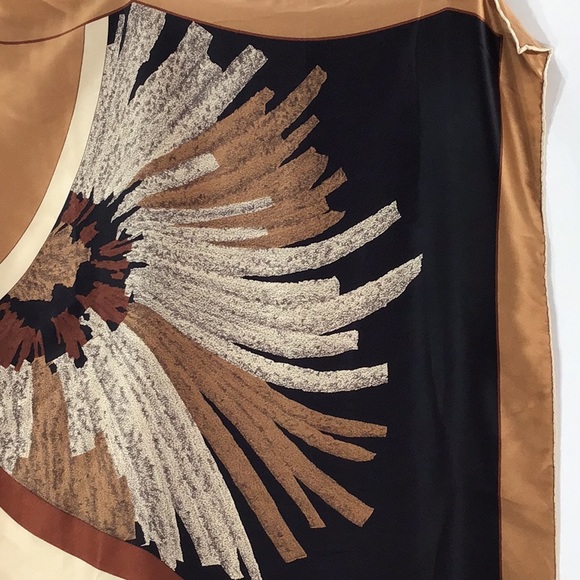 Vintage copper sunburst scarf - Picture 2 of 12